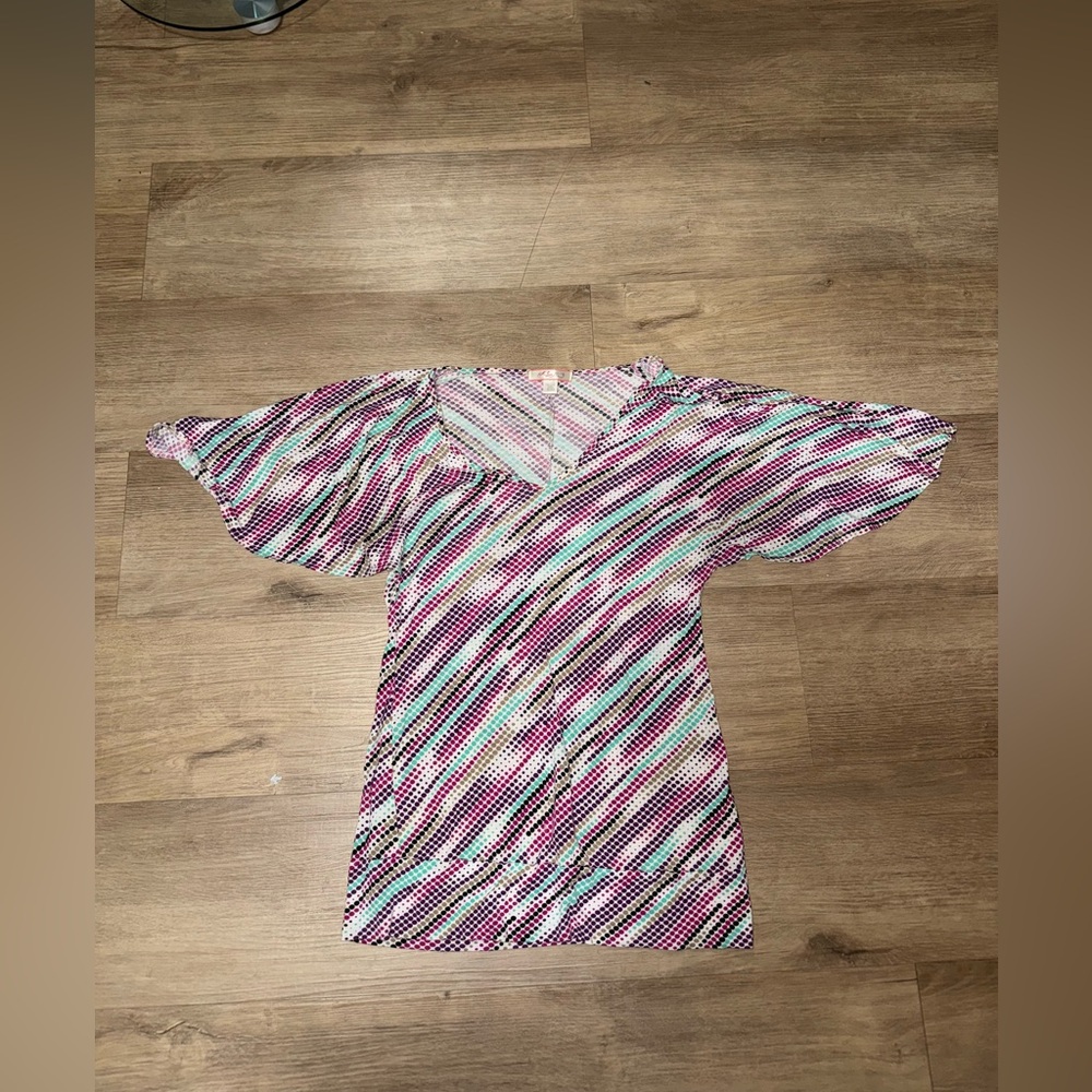 Lux Multicolor Striped Blouse